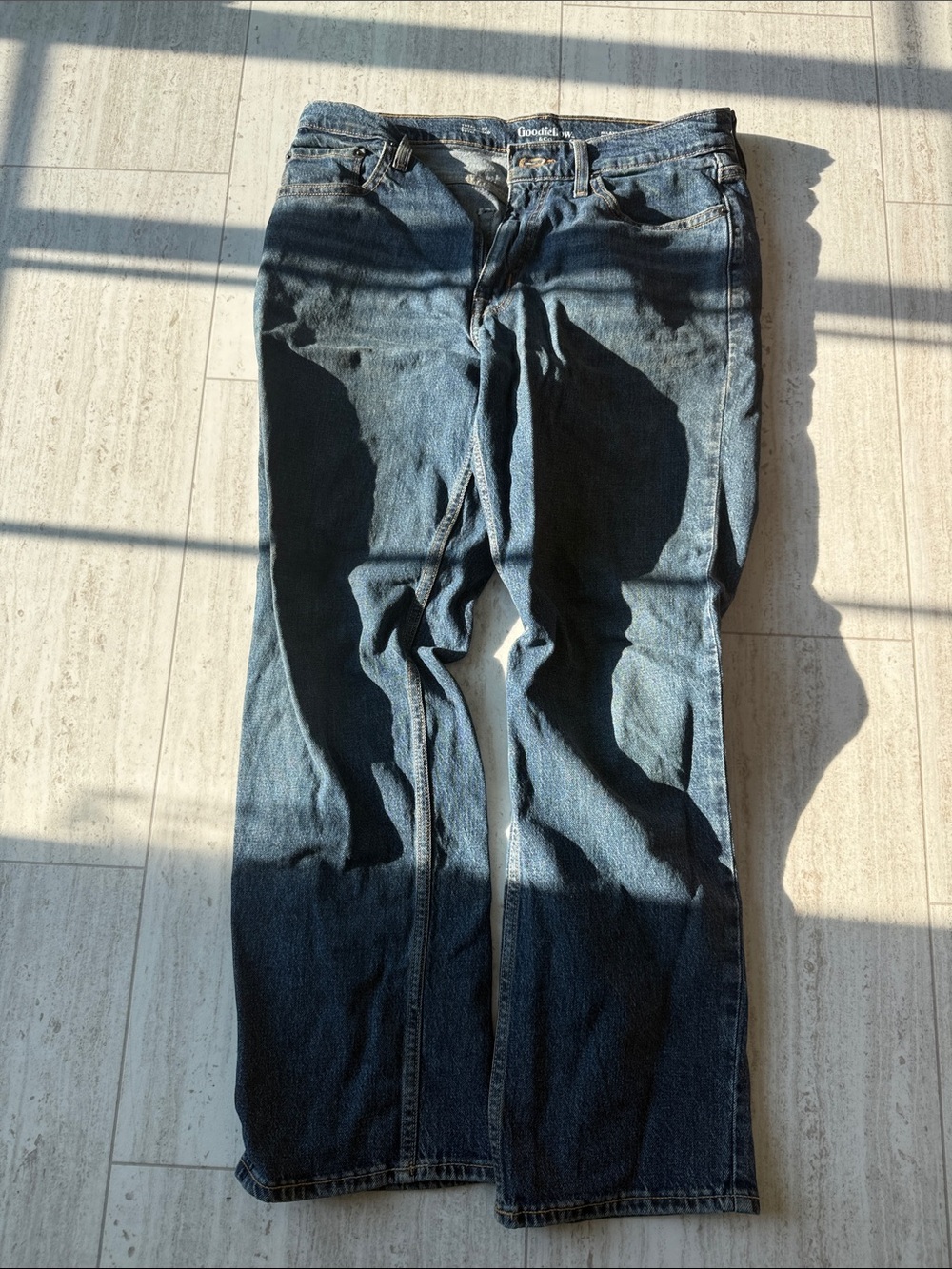 Goodfellow & Co Men's Navy Relaxed Fit Jeans